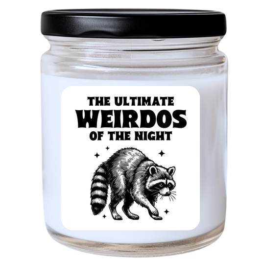 The Ultimate WEIRDOS Of The Night Candle | Snarky & Quirky | Handpoured Soy Wax | Phthalate-Free | Melted Misfits Collection