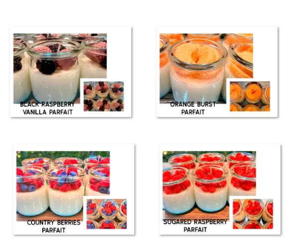 WS - Soy Parfait Candles !MOQ 6!