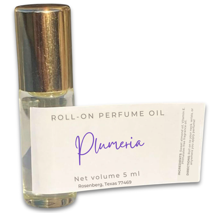 Roll On Perfume - Plumeria (10ml)