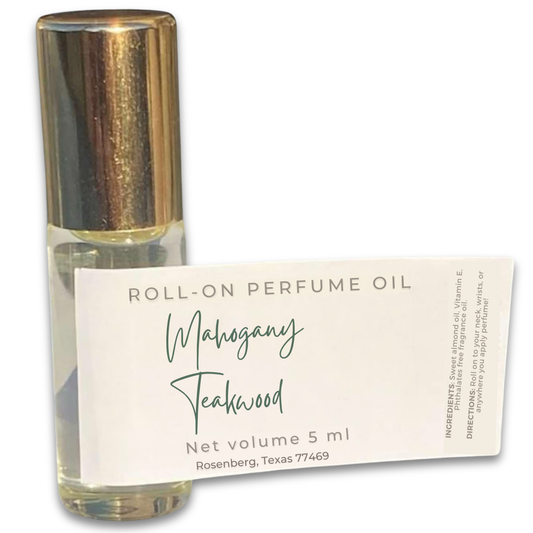 Roll On Perfume - Mahogany Teakwood (10ml)