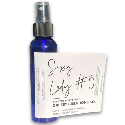 Body Mist Spray - Sexy Lady #5 (4oz)