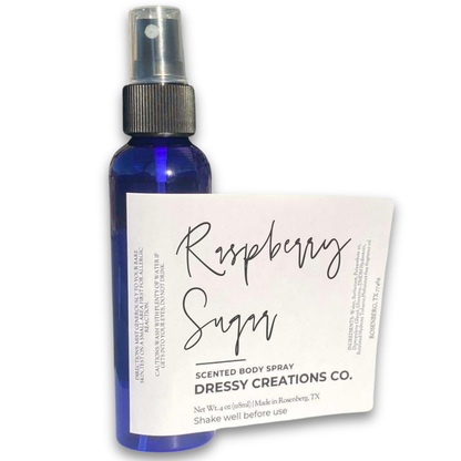 Body Mist Spray - Raspberry Sugar (4oz)