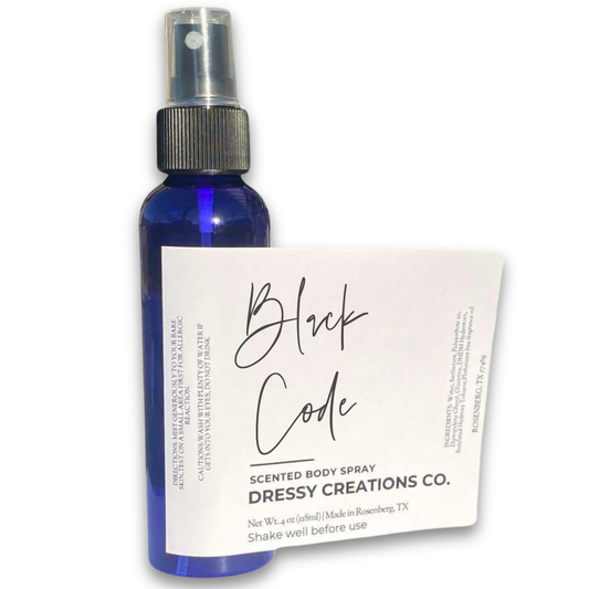 Body Mist Spray - Black Code (4oz)