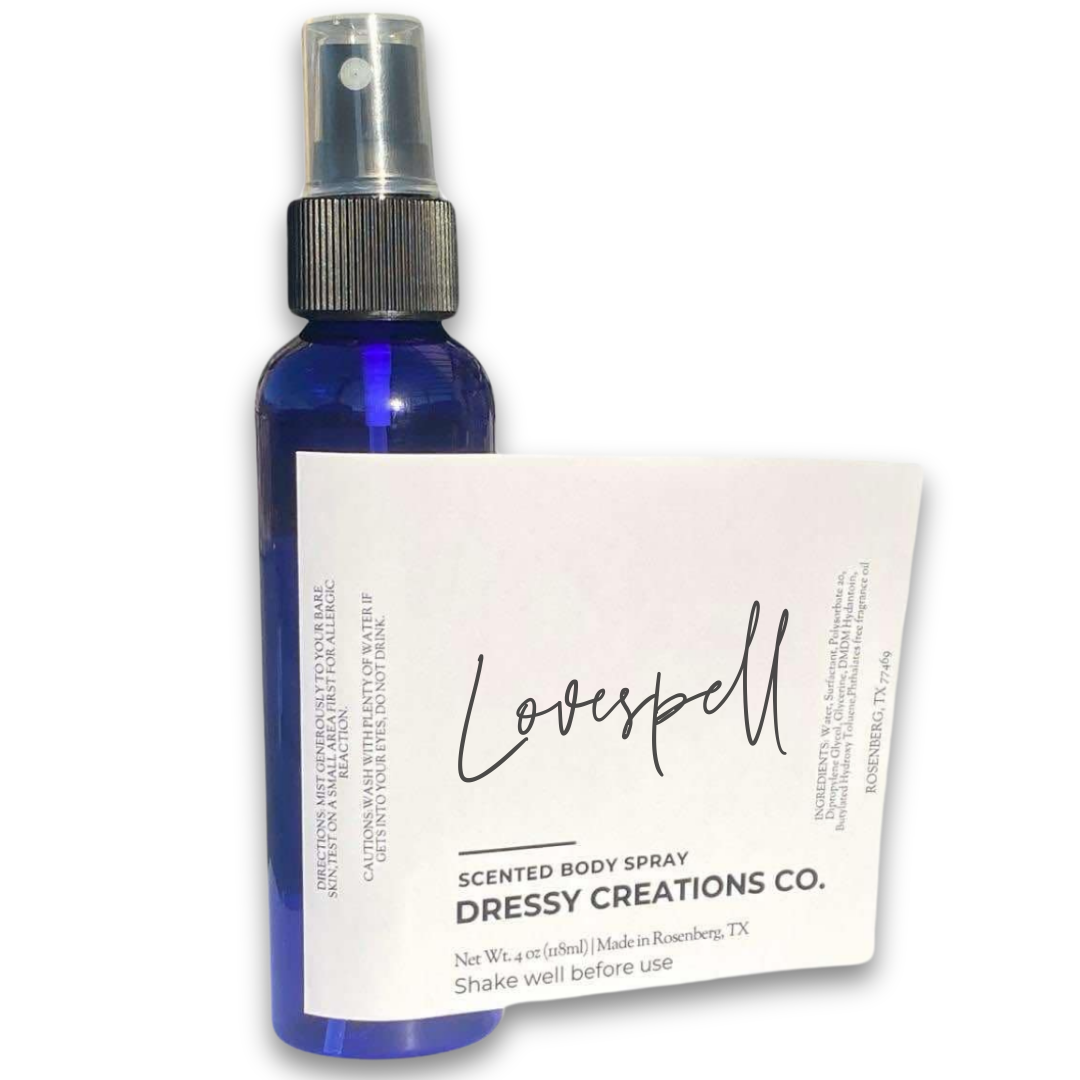 Body Mist Spray - Lovespell (4oz)