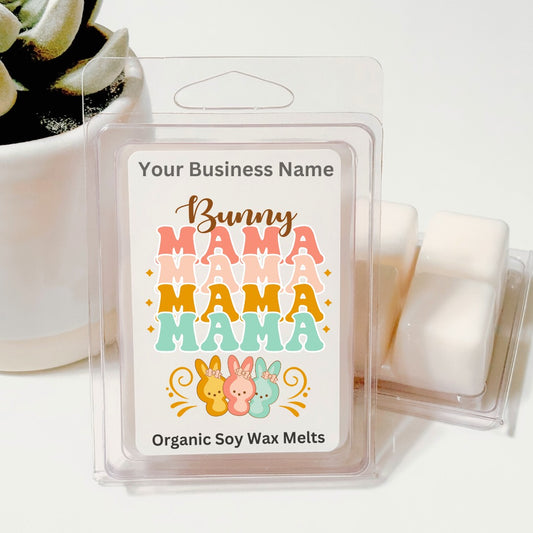 Bunny Mama - Easter Soy Wax Clamshell (Customizable)