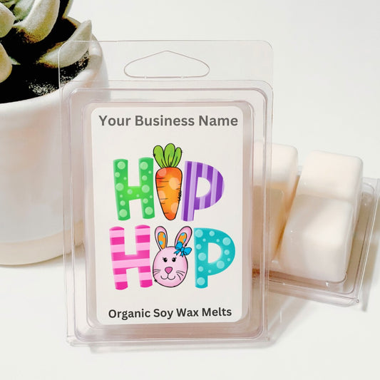 Hip Hop Bunny Carrot - Easter Soy Wax Clamshell (Customizable)