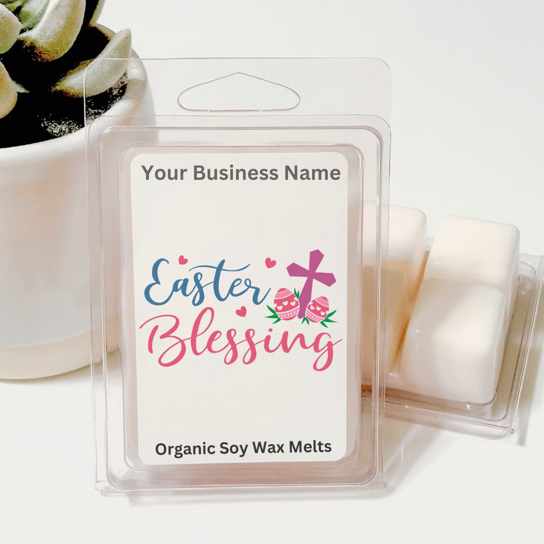 Easter Blessing - Easter Soy Wax Clamshell (Customizable)