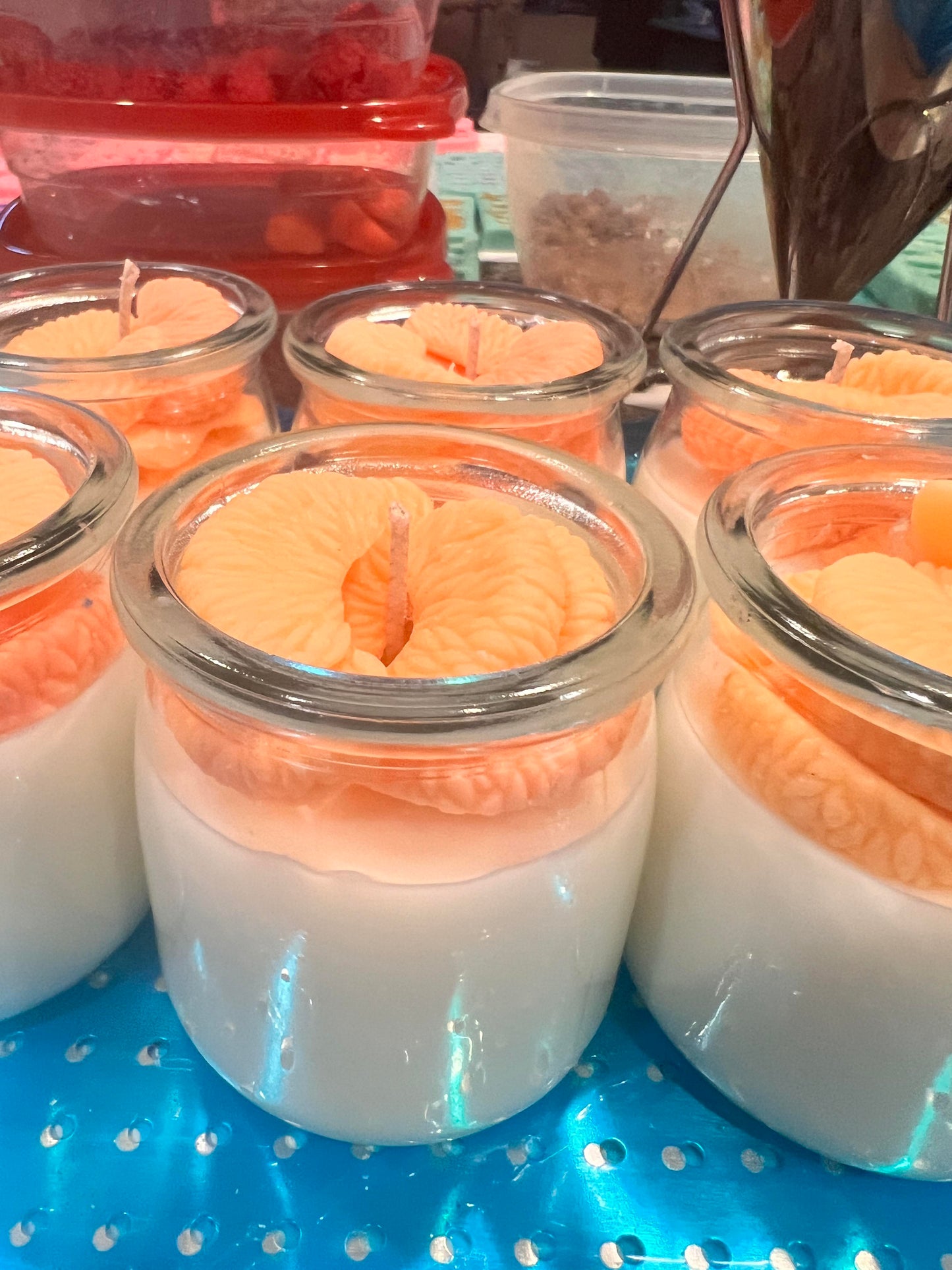 Mandarin Orange Burst - Soy Fruity Parfait Candle - 8oz