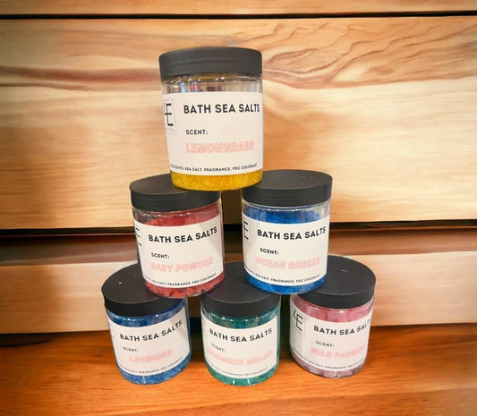 Bath Sea Salts (Individual Jars) !MOQ 6!