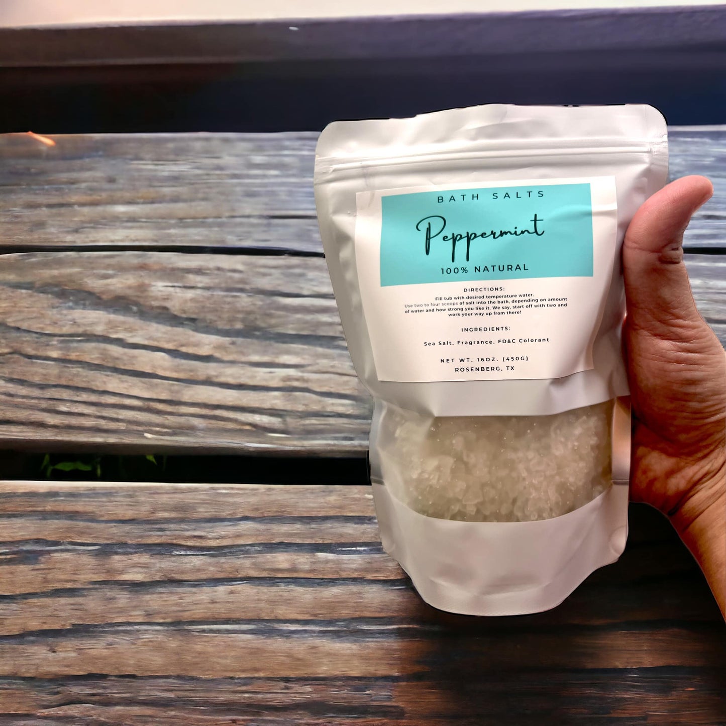 Bath Sea Salts (1 lb Bag w/Scoop) !MOQ 3!