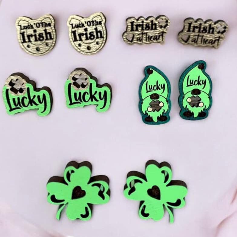 St. Patrick's Day Earstuds [MOQ 12]