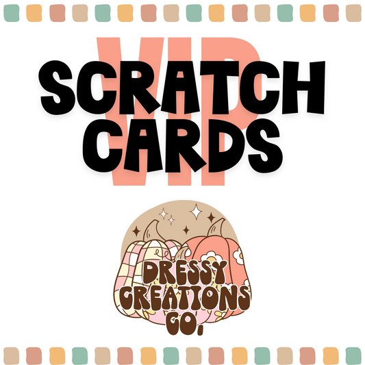 CUSTOM - Scratch Cards (Pack/50)