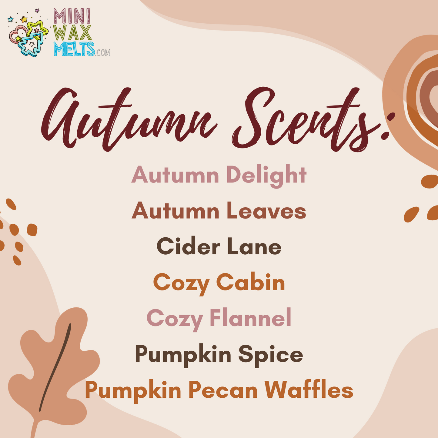 Clamshell Scented Wax Melts - Autumn Scents