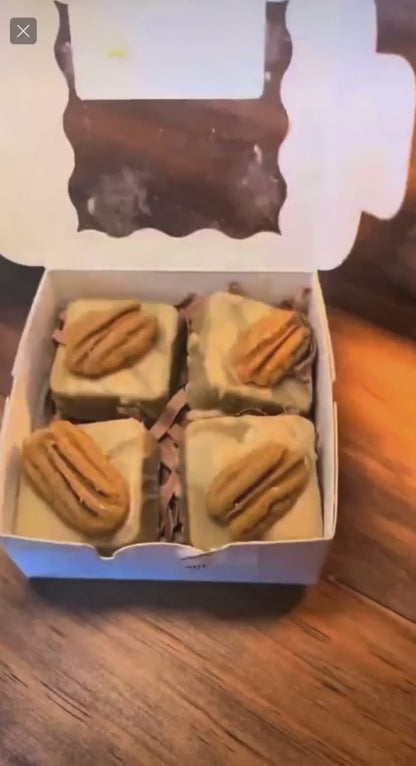 Caramel Pecan Pie Wax Melt Bakery Bites (Boxed)