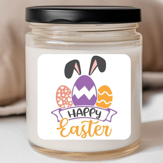 Happy Easter (3 Bunny Eggs) - Easter 8oz Jar Candle (#17)