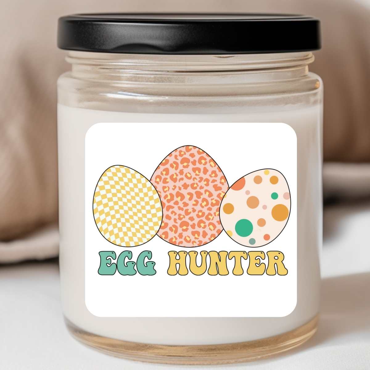 Egg Hunter Egg Trip Speckled - Easter 8oz Jar Candle (#173)