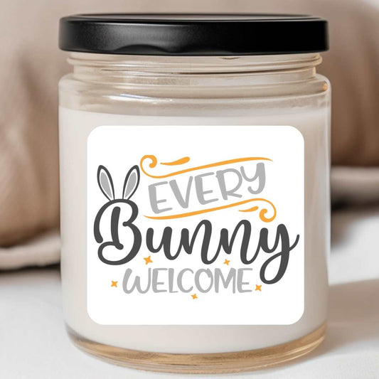 Every Bunny Welcome -Easter 8oz Jar Candle (#9)