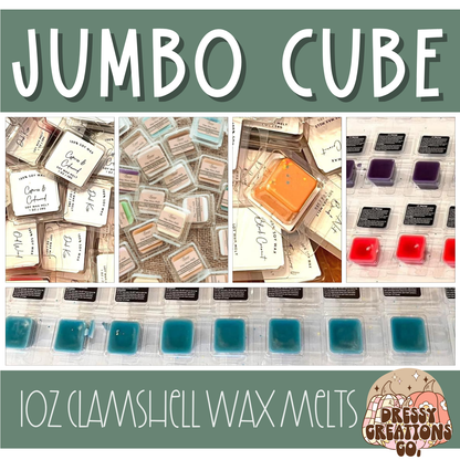 Clamshell - Jumbo 1oz Cube - Assorted Scents !MOQ 12!